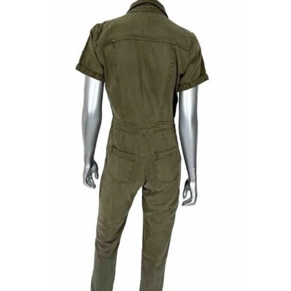 YFB green short sleeve coveralls - Picture 3 of 4